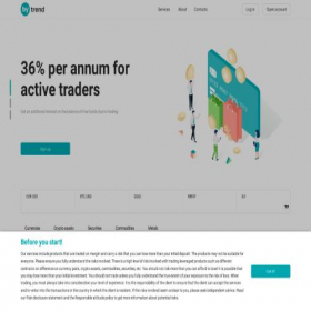 Скриншот главной страницы сайта bytrend.com