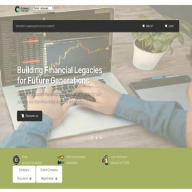 Скриншот главной страницы сайта c-investltd.com
