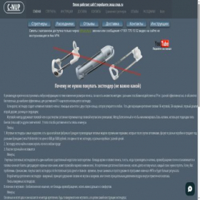 Скриншот главной страницы сайта c-nup.ru