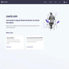 Скриншот главной страницы сайта caaris.com