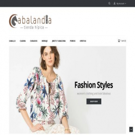 Скриншот главной страницы сайта cabalandia.com