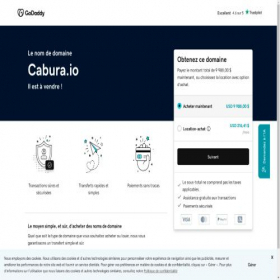 Скриншот главной страницы сайта cabura.io