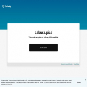 Скриншот главной страницы сайта cabura.pics