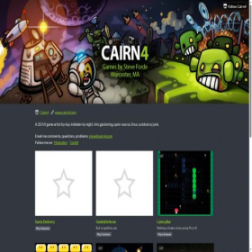 Скриншот главной страницы сайта cairn4.itch.io