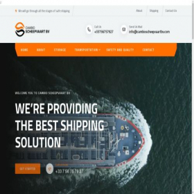 Скриншот главной страницы сайта cambioscheepvaartbv.com