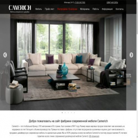 Скриншот главной страницы сайта camerich.ru