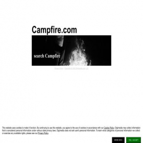 Скриншот главной страницы сайта campfire.com