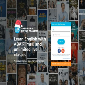 Скриншот главной страницы сайта campus.abaenglish.com
