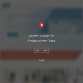 Скриншот главной страницы сайта canadapost-postescanada.ca