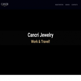 Скриншот главной страницы сайта cancrijewelry.in