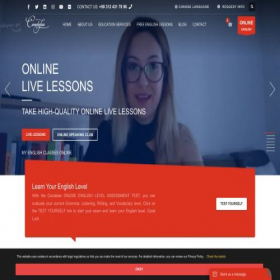 Скриншот главной страницы сайта candelaseducation.com
