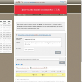 Скриншот главной страницы сайта capbiz.ru