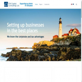 Скриншот главной страницы сайта capital-consulting.com