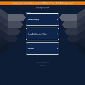 Скриншот главной страницы сайта capital-group.com