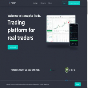 Скриншот главной страницы сайта capital-max.online