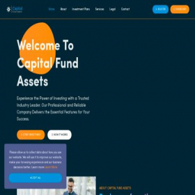 Скриншот главной страницы сайта capitalfundassets.com
