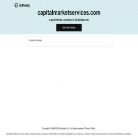 Скриншот главной страницы сайта capitalmarketservices.com