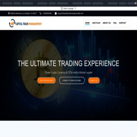 Скриншот главной страницы сайта capitaltrademanagementltd.com