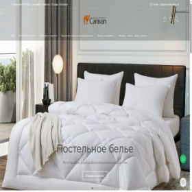 Скриншот главной страницы сайта caravan-snov.com