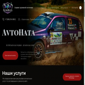 Скриншот главной страницы сайта carcoat.ru