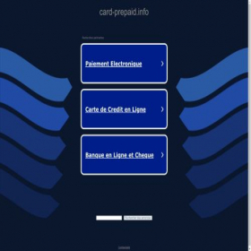 Скриншот главной страницы сайта card-prepaid.info