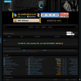 Скриншот главной страницы сайта carders.zone