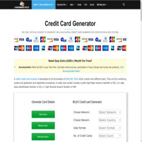 Скриншот главной страницы сайта cardgenerator.io