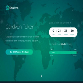 Скриншот главной страницы сайта cardven.com