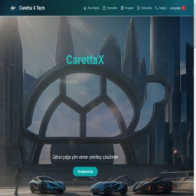 Скриншот главной страницы сайта carettaxtech.com