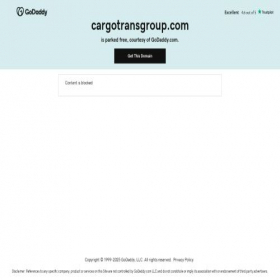 Скриншот главной страницы сайта cargotransgroup.com