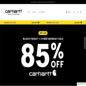 Скриншот главной страницы сайта carhartt-outlet.vip