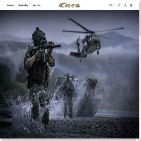 Скриншот главной страницы сайта carinthia-eu.shop