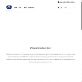 Скриншот главной страницы сайта carpartsdirectstore.com