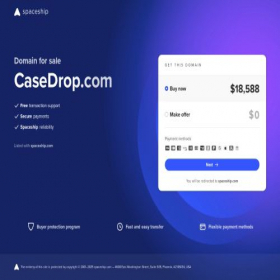 Скриншот главной страницы сайта casedrop.com