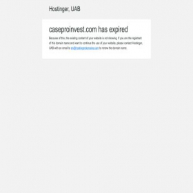 Скриншот главной страницы сайта caseproinvest.com