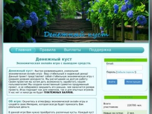 Скриншот главной страницы сайта cash-bush.ru