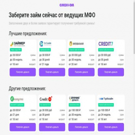 Скриншот главной страницы сайта cash24.su