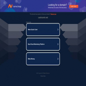 Скриншот главной страницы сайта cashcentr.net