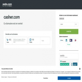 Скриншот главной страницы сайта casher.com