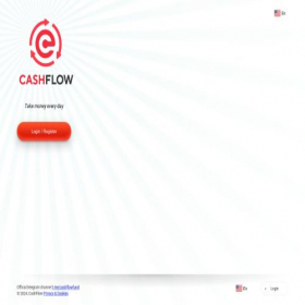 Скриншот главной страницы сайта cashflow.fund