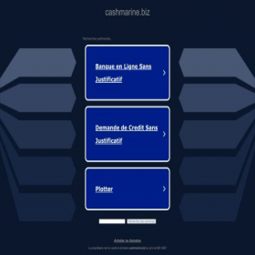 Скриншот главной страницы сайта cashmarine.biz