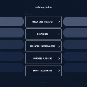 Скриншот главной страницы сайта cashmoneyx.store