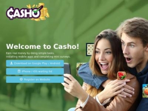 Скриншот главной страницы сайта casho.com