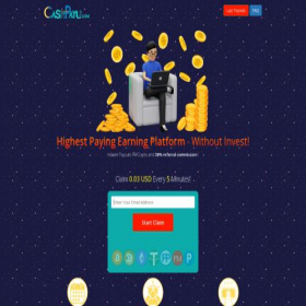 Скриншот главной страницы сайта cashpayu.com