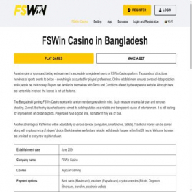 Скриншот главной страницы сайта casino-fswin.com