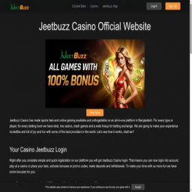 Скриншот главной страницы сайта casino-jeetbuzz.org