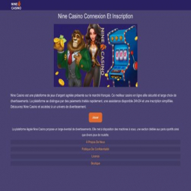 Скриншот главной страницы сайта casino-nine-win.com