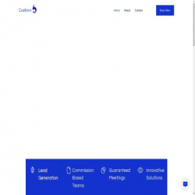 Скриншот главной страницы сайта castform.io
