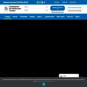 Скриншот главной страницы сайта cat74.ru
