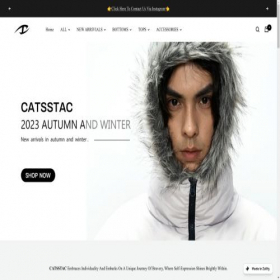 Скриншот главной страницы сайта catsstacofficial.com